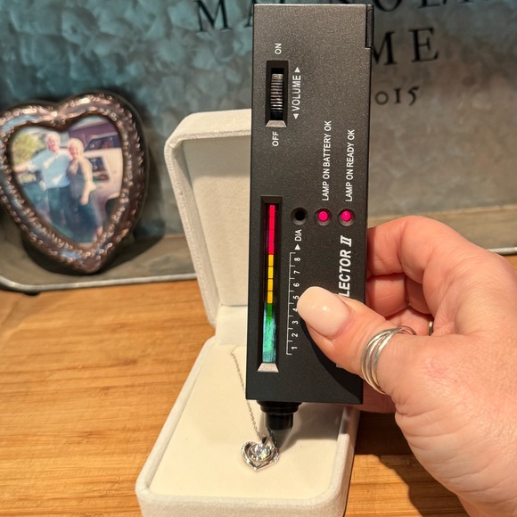 Over 1 Ctw Bezel Set Moissanite Sterling Silver Heart Pendant Necklace + GRA NIB - Picture 7 of 11